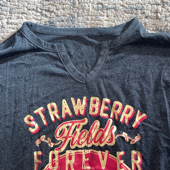 Strawberry Fields Forever Graphic T-Shirt - Picture 3 of 5